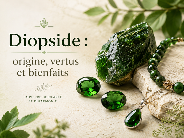 Diopside : origine, vertus et bienfaits