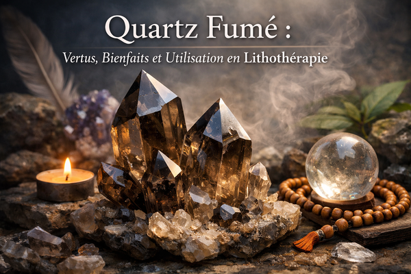 Quartz Fumé : Vertus, Bienfaits et Utilisation en Lithothérapie