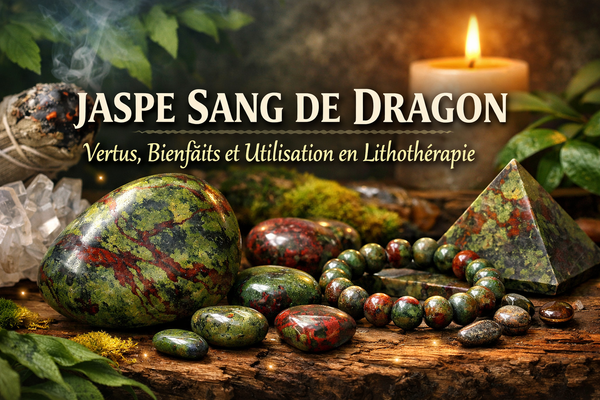 Jaspe Sang de Dragon : Vertus, Bienfaits et Utilisation en Lithothérapie