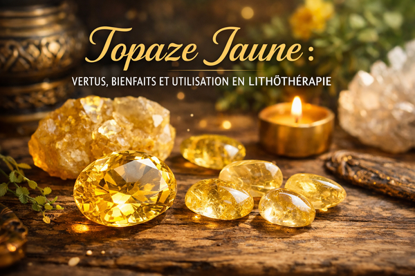 Topaze Jaune : Vertus, Bienfaits et Utilisation en Lithothérapie