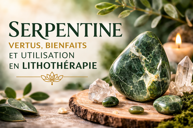 Serpentine : Vertus, Bienfaits et Utilisation en Lithothérapie