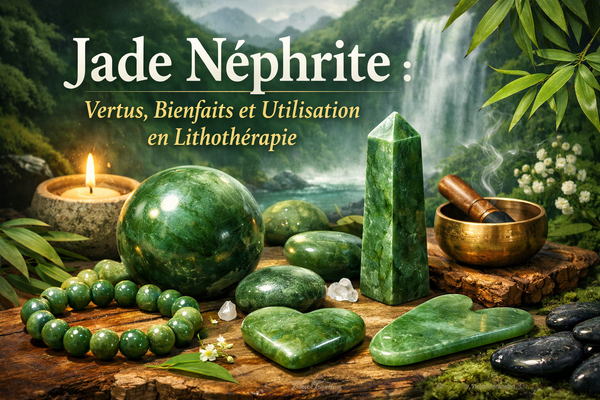 Jade Néphrite : Vertus, Bienfaits et Utilisation en Lithothérapie