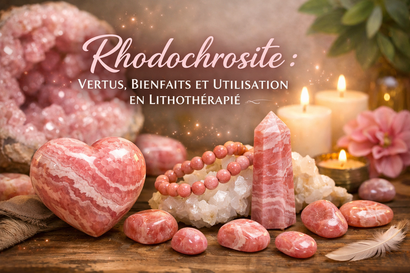 Rhodochrosite : Vertus, Bienfaits et Utilisation en Lithothérapie