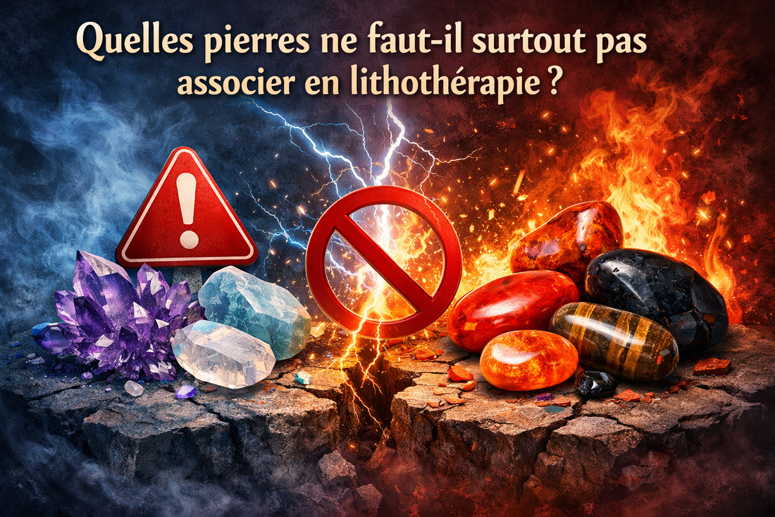 Quelles pierres ne faut-il surtout pas associer en lithothérapie ?