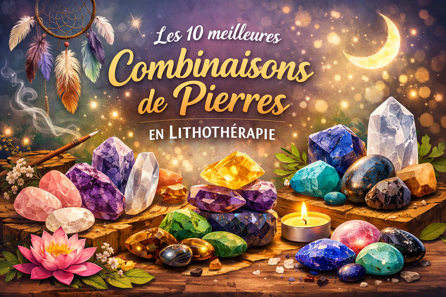 Les 10 meilleures combinaisons de pierres en lithothérapie