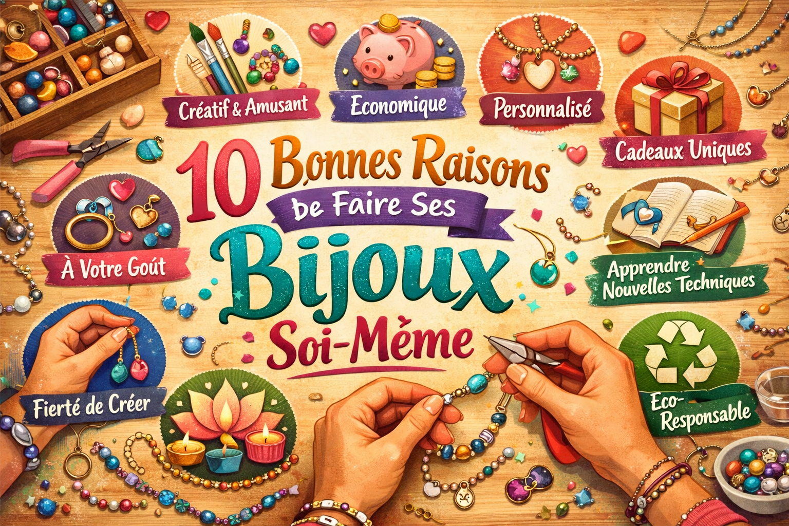 10 bonnes raisons de faire ses bijoux soi-même