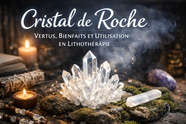 Cristal de Roche : Vertus, Bienfaits et Utilisation en Lithothérapie