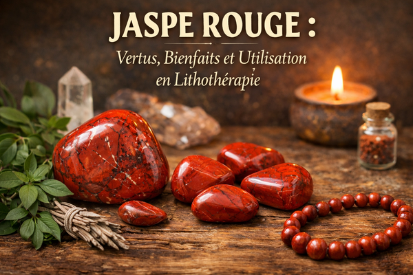 Jaspe Rouge : Vertus, Bienfaits et Utilisation en Lithothérapie