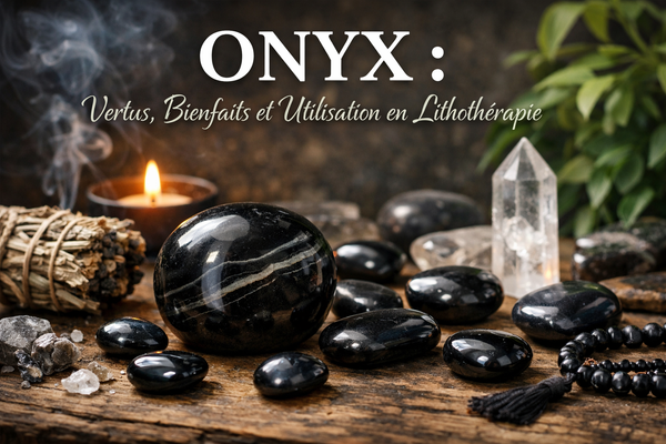 Onyx : Vertus, Bienfaits et Utilisation en Lithothérapie