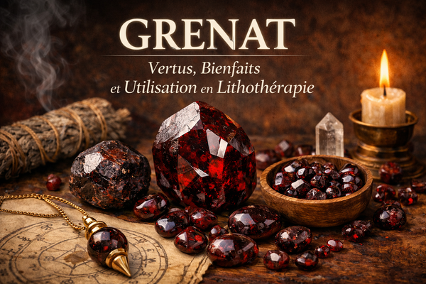 Grenat : Vertus, Bienfaits et Utilisation en Lithothérapie