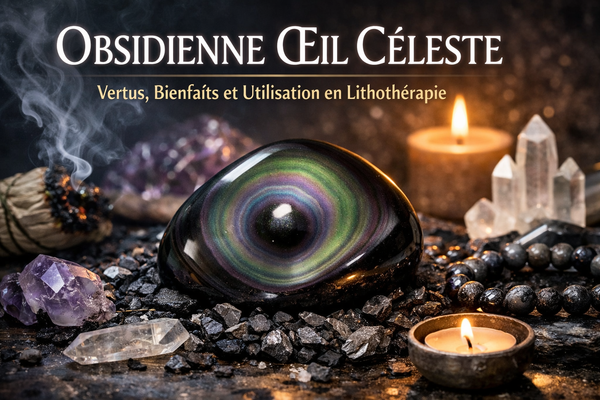 Obsidienne Œil Céleste : Vertus, Bienfaits et Utilisation en Lithothérapie