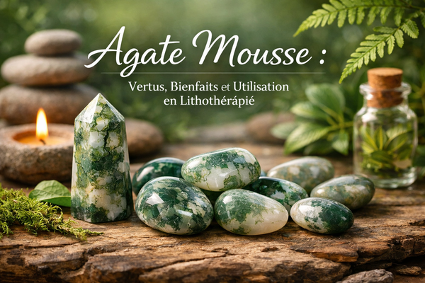 Agate Mousse : Vertus, Bienfaits et Utilisation en Lithothérapie
