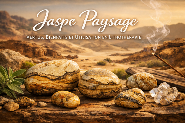 Jaspe Paysage : Vertus, Bienfaits et Utilisation en Lithothérapie