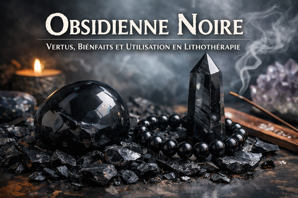 Obsidienne Noire : Vertus, Bienfaits et Utilisation en Lithothérapie