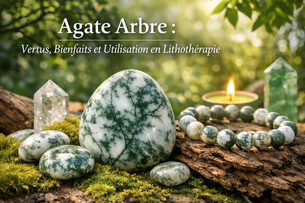 Agate Arbre : Vertus, Bienfaits et Utilisation en Lithothérapie