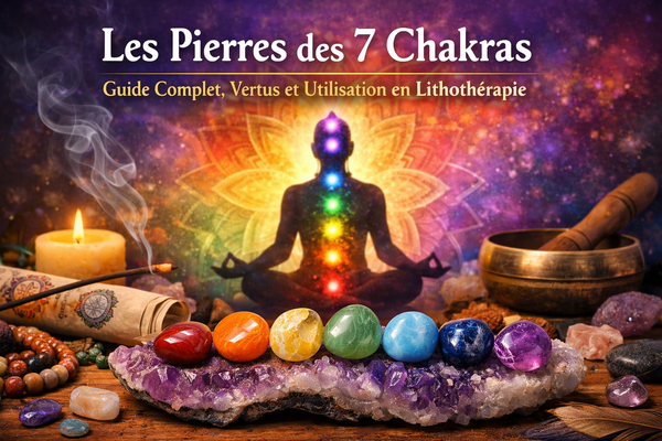 Les Pierres des 7 Chakras : Guide Complet, Vertus et Utilisation en Lithothérapie