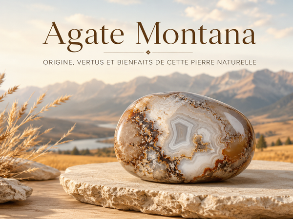 Agate Montana : origine, vertus et bienfaits de cette pierre naturelle