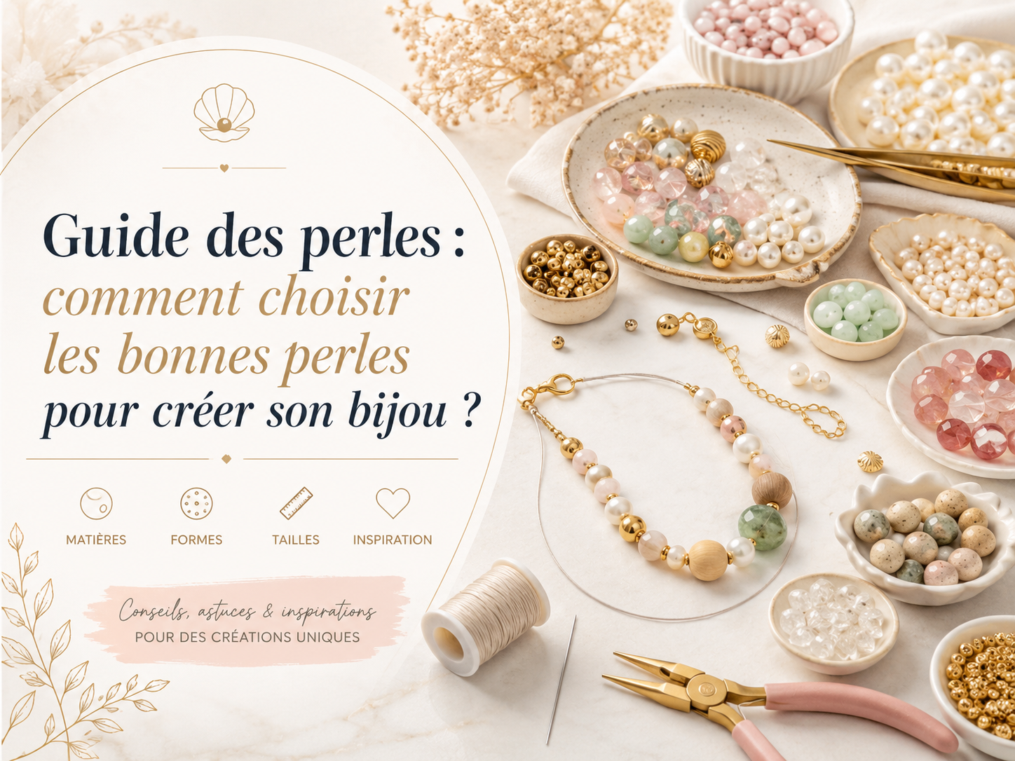 Guide des perles : comment choisir les bonnes perles pour créer son bijou ?