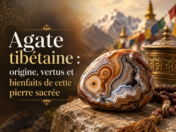 Agate tibétaine : origine, vertus et bienfaits de cette pierre sacrée