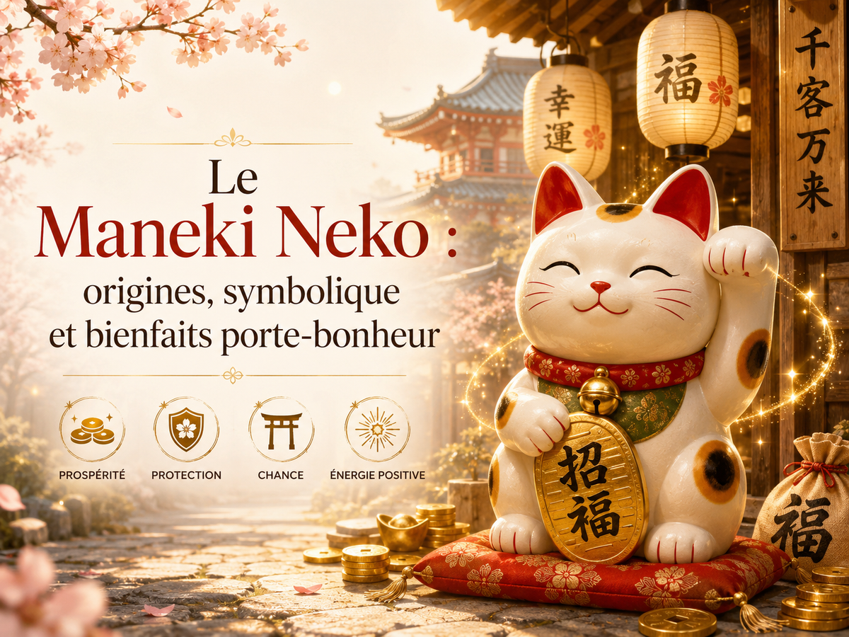 Le Maneki Neko : origines, symbolique et bienfaits porte-bonheur
