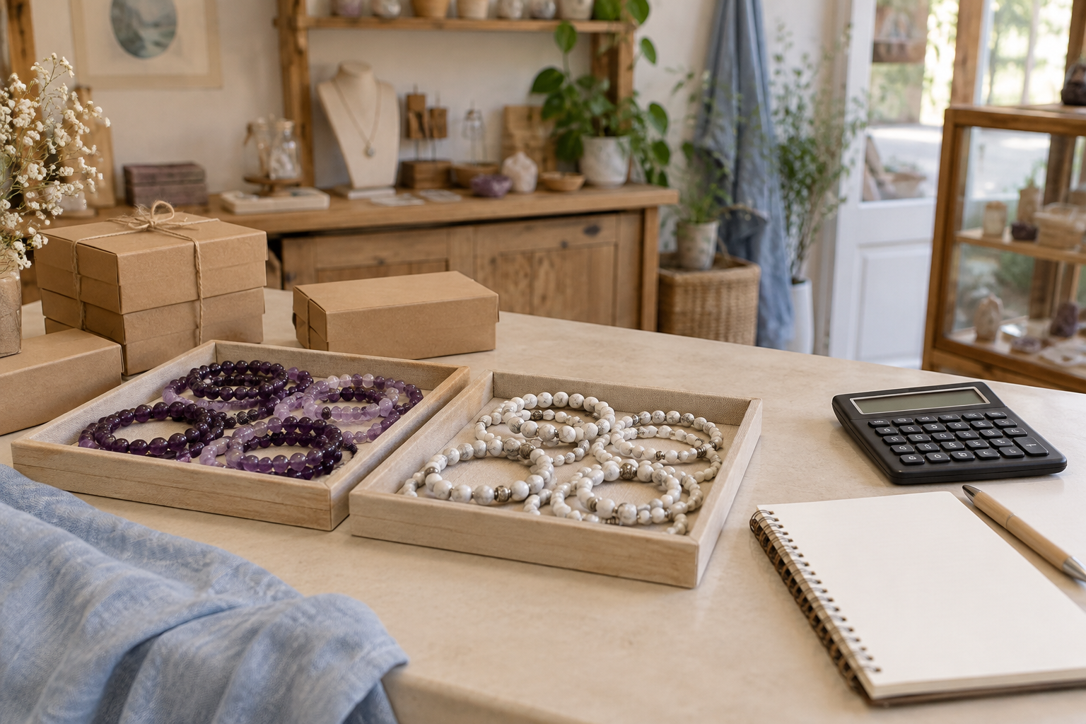 Comparer dépôt-vente et vente ferme pour des bijoux
