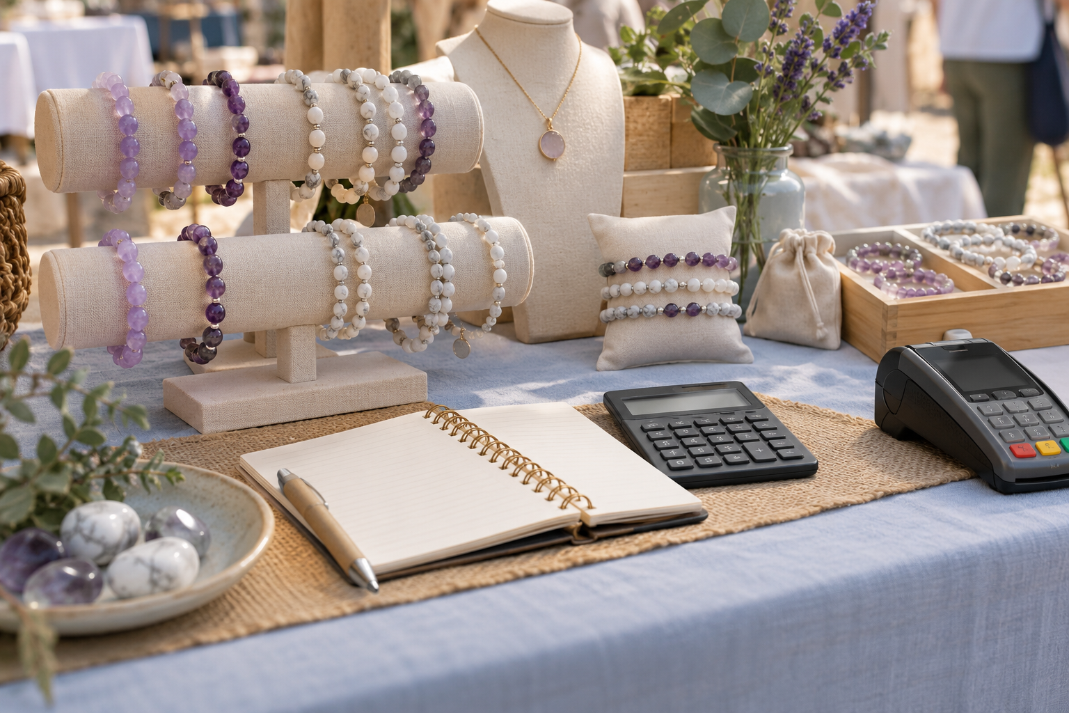 Calculer la rentabilité d’un stand de bijoux sur un marché ou salon