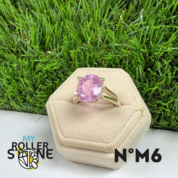 Bagues en argent et Kunzite