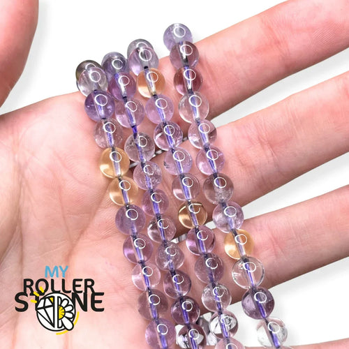 Perles en Amétrine