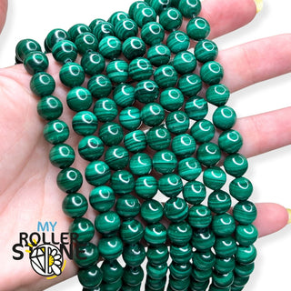 Perles en Malachite