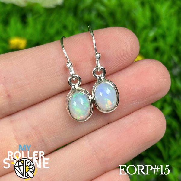 Boucles d’oreilles en argent et Opale