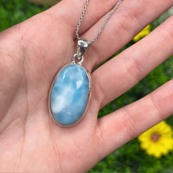 Pendentifs en Larimar