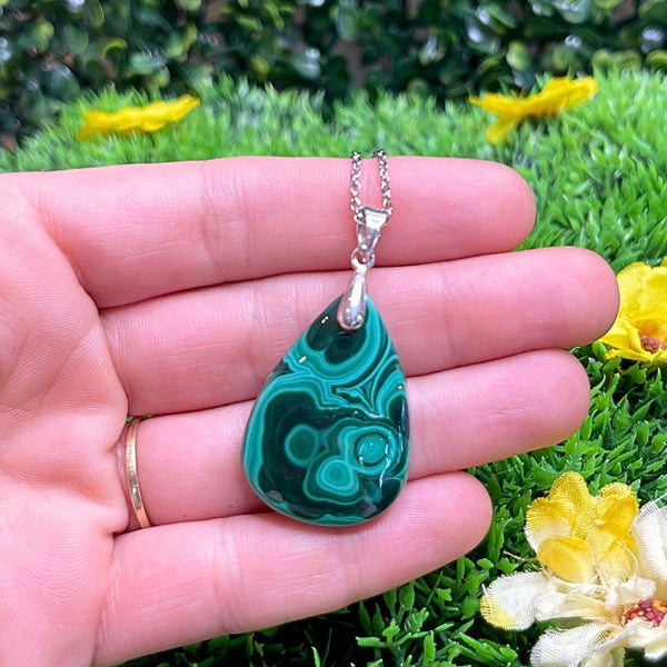 Pendentifs en Malachite