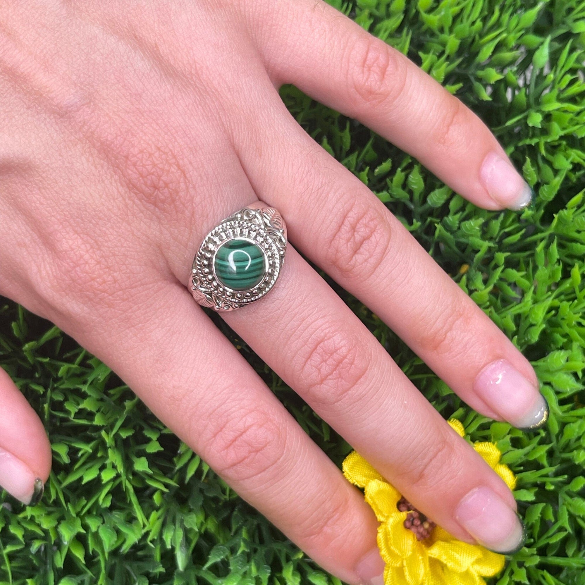 Bague Malachite