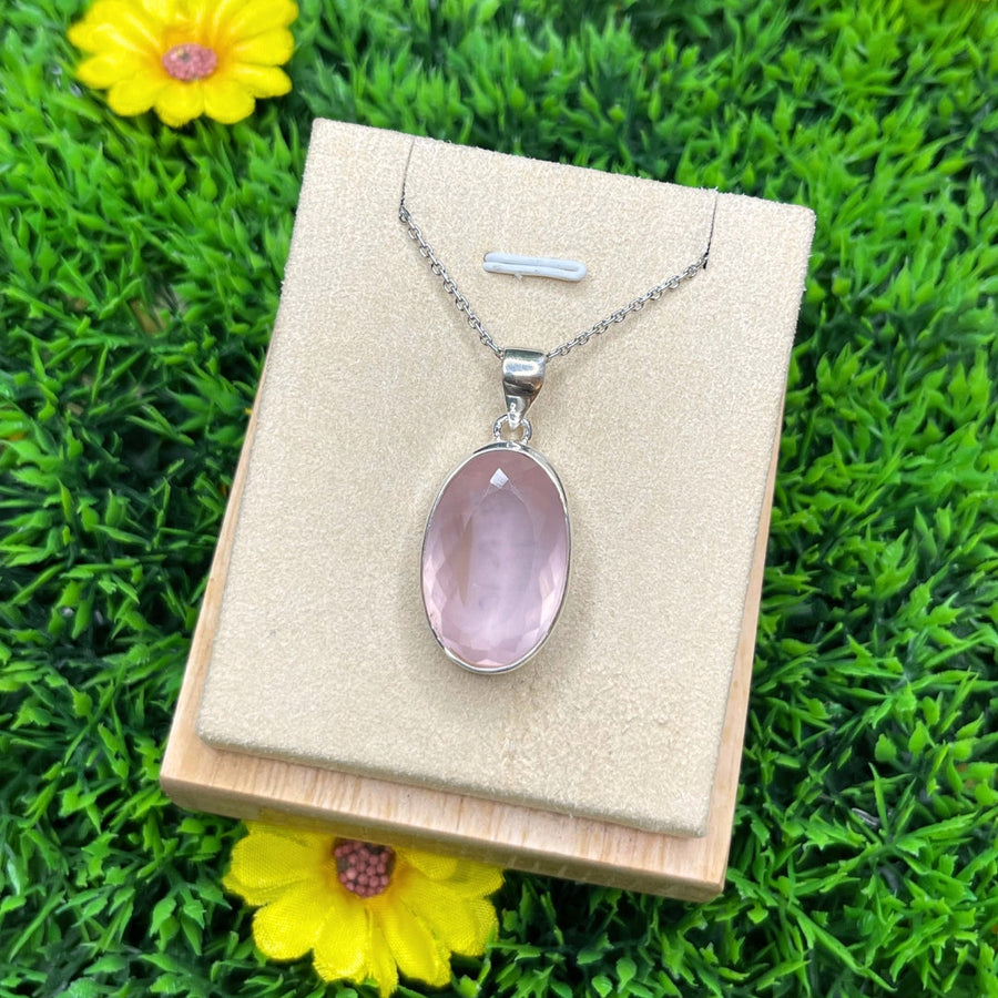 Pendentifs Quartz rose