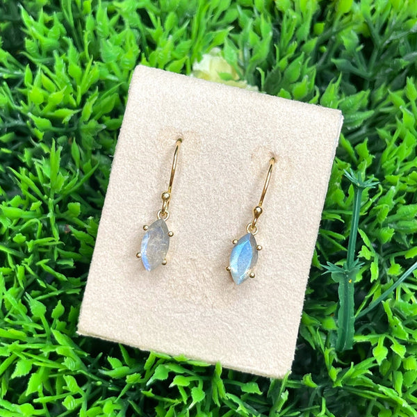 Boucles d'Oreilles en Labradorite