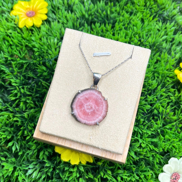 Pendentifs en Rhodochrosite stalactite