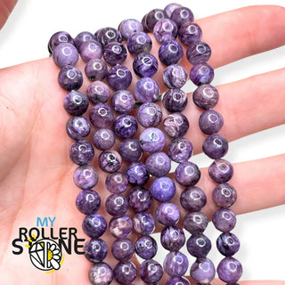 Perles en Charoïte