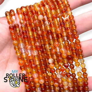 Perles en Cornaline