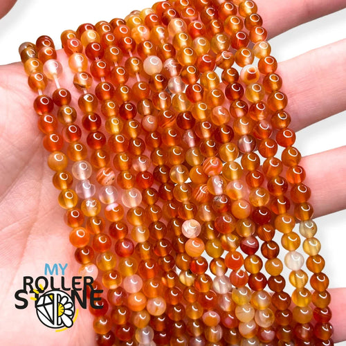 Perles en Cornaline