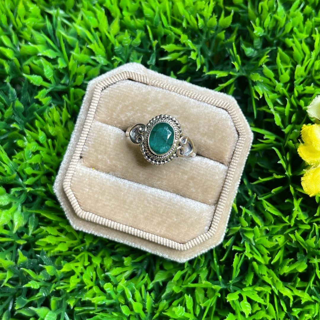 bague émeraude
