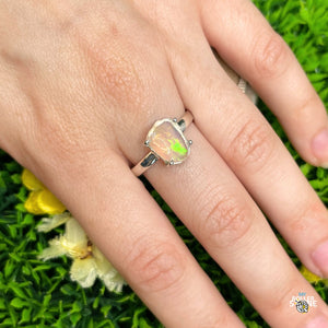 Bague argent et Opale