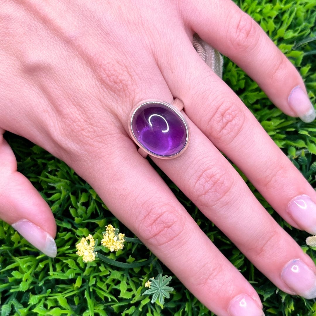Bague argent et Améthyste