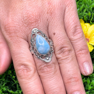 Bague argent et Larimar