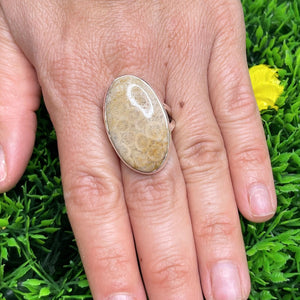 Bague argent et Chrysanthème