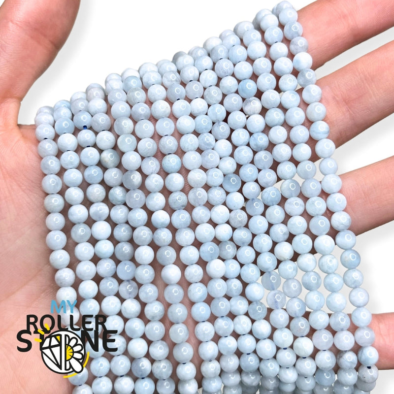 Perles en Aigue-marine