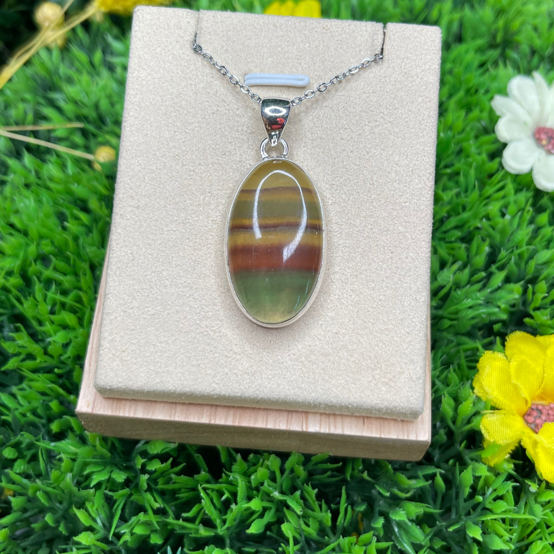 Pendentif Fluorite 