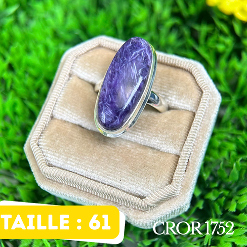 Bagues en argent et Charoite