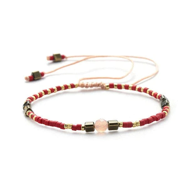 Bracelets réglables en pierres naturelles