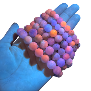 Pierres fluorescentes à réaction UV