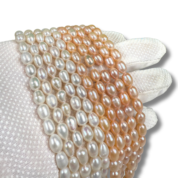 Filets de perles en perles d’eau douce